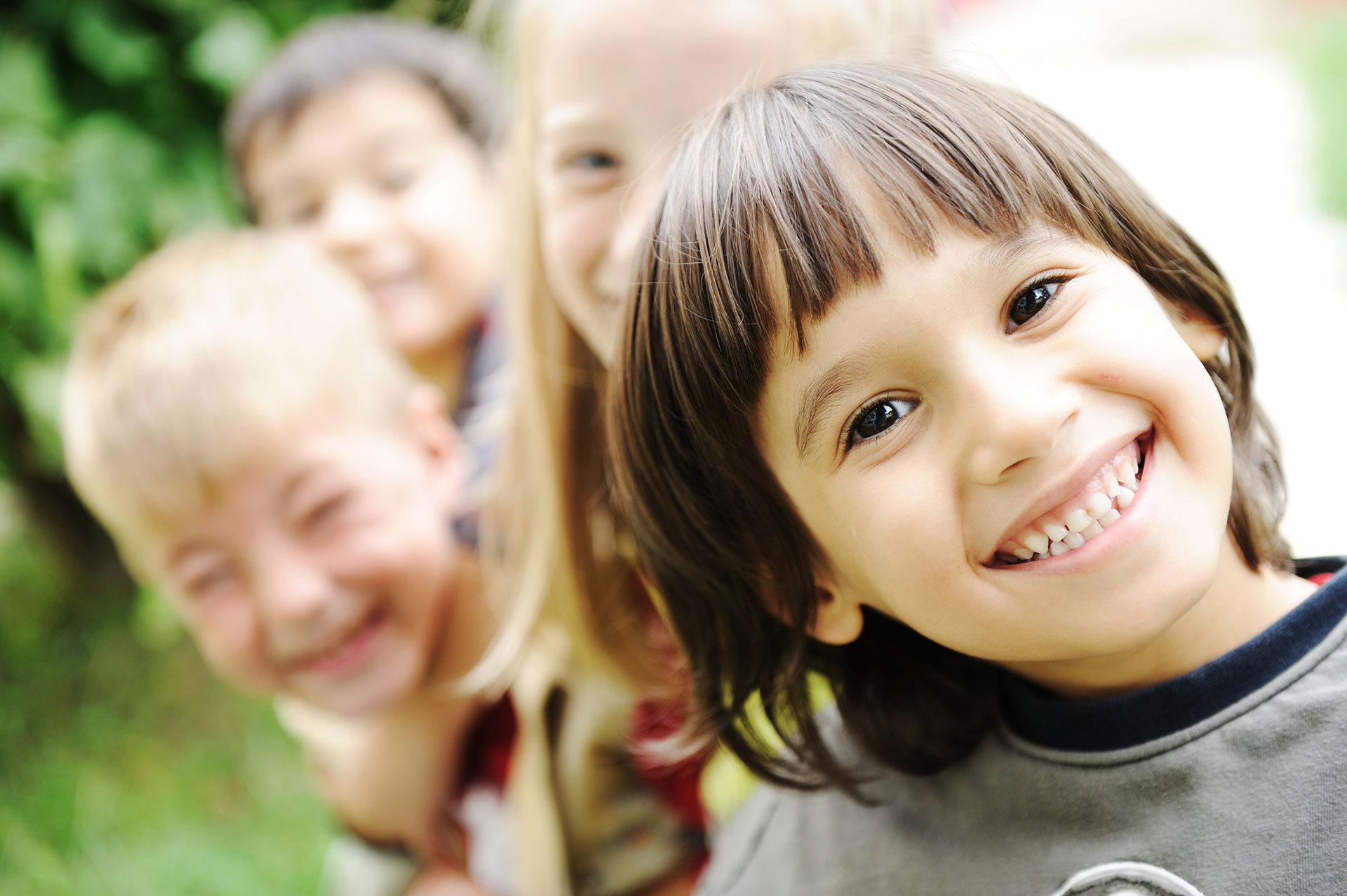 Dentistry For Children - children smiling